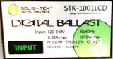 Solis Tek STK-1001LCD Ultra High Frequency Digital Ballast Ver2.0 600-1000W Lamp
