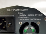 Nanolux NB-HPS/MH1000W Flip Ballast Input 120-240V 50-60Hz