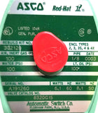 Red Hat ASCO 8320G15 Solenoid Valve 302120 100psi 1/8" Pipe 6.1-8.1W 50-60Hz