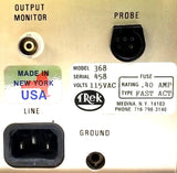Trek 368 Electrostatic Voltmeter 115VAC Fuse 0.40A Type Fast Acting