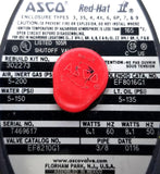 Red Hat ASCO EF8016G1 Solenoid Valve EF8210G1 6.1-8.1W 50-60Hz 3/8" Pipe