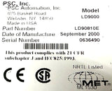 PSC Lazerdata LD90810E Barcode Scanner LD9000 9000E ML1530