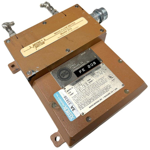 Micro Motion D12 Mass Flow Meter S012H205 8848 Tube 1700Psig Conn. 1700Psig