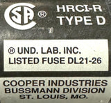 Cooper Bussman Dura-Lag DLS-R-100 General Duty Fuse 600V DL21-26 Class RK5