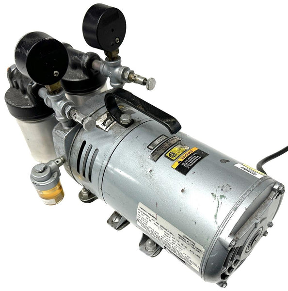 Gast G582EDX Vacuum Pump S55NXMLD-6711 1/3HP 50-60Hz 1425-1725rpm 1 Ph