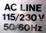 DigiTec 6710 Panel Mount Printer RS-232 20mA Line 115-230VAC 50-60Hz