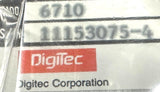 DigiTec 6710 Panel Mount Printer RS-232 20mA Line 115-230VAC 50-60Hz