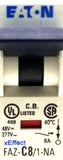 Eaton FAZ-C8/1-NA-SP Circuit Breaker 1P 240-415V IEC 60947-2