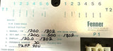 Fenner 7300-0630 Motor Speed Controller MR430 1802rpm 1200TW 1/2HP 90V