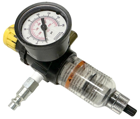 Parker 14E01B13FB Filter Regulator 150psi Max 125°F Max HB6 W/ Gauge 0-160