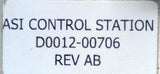 Dematic D0012-00706 ASI Push Button Control Station Rev. AB