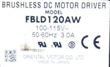 Oriental Motor Vexta FBLD120AW Brushless DC Motor Driver 110-115V 50/60HZ 3.0A