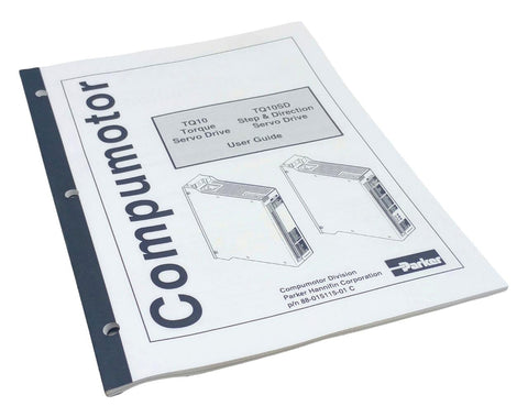 Parker Compumotor TQ10 & TQ10SD Servo Drive User Guide