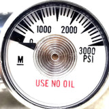 Matheson MREG-5277-XX Tri Gas Regulator 031402 Inlet 500psig Max W/ Gauge 0-3000