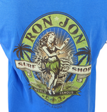 Anvil Chroma Zone Men's Ron Jon Surf Shop World Famous Orlando Blue Shirt Size L