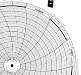Honeywell 14479 Circular Chart 7 Day 0 to 100 11.875" Box of 100