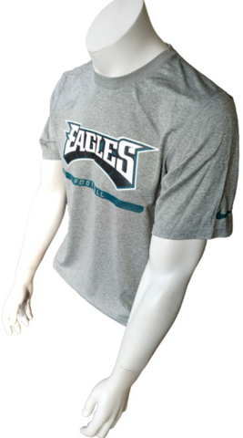 Nike NFL On Field Apparel Men's Dri-Fit Philadelphia Eagles Gray Shirt Size M