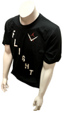 Nike Jordan Men's Air Jordan Flight Black Short Sleeve Shirt Size Large