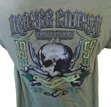 Gildan Men's Orange County Choppers Graphic Green Short Sleeve Shirt Size Large