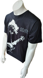 Anvil Men's AC/DC Guitar Graphic Black Short Sleeve Shirt Size Large