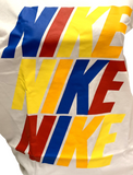 Nike Women's "Nike, Nike, Nike" White / Gray T-Shirt 3/4 Sleeve Shirt Size M