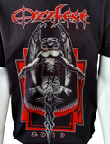 Hanes Men's OzzFest 2010 Tour Concert Black Short Sleeve Shirt Size Large