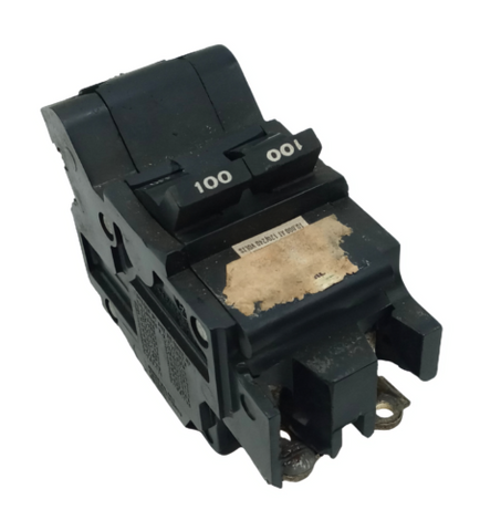 Federal Pacific Electric NB2100 2 Pole Circuit Breaker 100A 240VAC 1 Ph. Bolt-On
