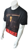 Men's Drake Take Care Graphic Black Short Sleeve Shirt Size Large