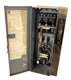 Cutler Hammer A30CG0 AC Magnetic Combination Starter W/Motor Switch NEMA Size 1
