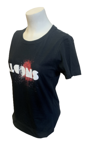 Nike Women's Atlanta Falcons NFL Football Black Slim Fit Shirt Size Medium