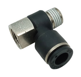 Lot of (2) Conek PHF3/8-N2 Female Swivel Elbow 3/8" Tube 1/4NPT Thread PTC