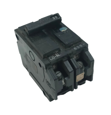 General Electric TQL2130 2 Pole Circuit Breaker 30A 120/240V 1 Phase Plug-In