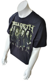 Anvil Men's Megadeth Thirteen Band Graphic Black Short Sleeve Shirt Size XL
