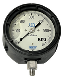 Wika 52749823 4.5" Liquid Filled XSEL Pressure Gauge 600 PSI 1/4" NPT 233.34