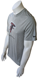 Nike Dri-Fit Men's Atlanta Falcons Football NFL Gray Short Sleeve Shirt Size S