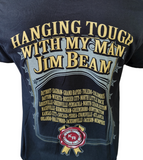 Anvil Men's Kid Rock Born Free Tour 2011 Jim Beam Black Shirt Size Large