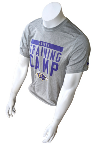 Nike Dri-Fit Men's Baltimore Ravens Training Camp NFL Gray Shirt