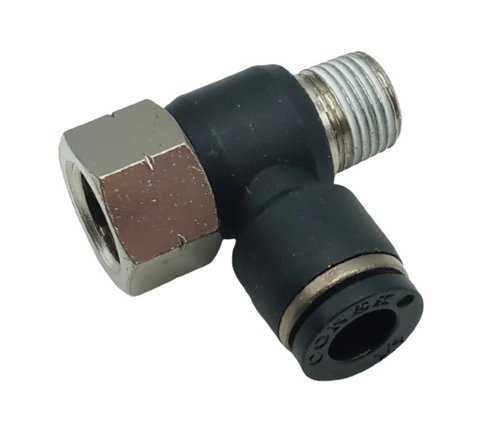 Lot of (5) Conek PHF1/4-N1 Female Swivel Elbow 1/4" Tube 1/8NPT Thread PTC