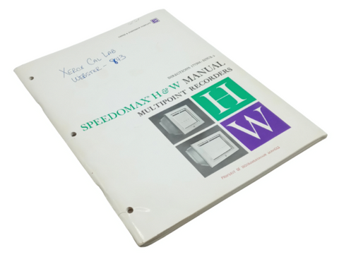 Leeds & Northrup Speedomax H&W Manual Directions 177304 Issue 5