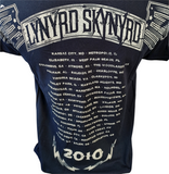 Gildan Men's Lynard Skynard God Guns 2010 Black Short Sleeve Shirt Size M