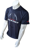 Nike Dri-Fit Men's NFL Houston Texans Football Navy Short Sleeve Shirt Size M