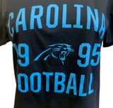 Nike Women's Carolina Panthers Football 1995 Black Slim Fit Shirt Size Large