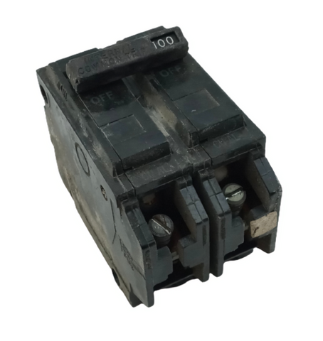 General Electric THQL21100 2 Pole Circuit Breaker 100A 240V 1 Phase Plug-In