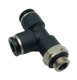 Lot of (5) Conek PD06-G01 Male Run Tee 6mm Tube G1/8 BSPP Thread PTC Fitting