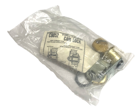 National Cabinet Lock C8052-3 5-Disc Tumbler Cam Lock Brass (3 Available)