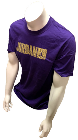 Nike Jordan Men's Jordan Jumpman Graphic Purple Short Sleeve Shirt Size Medium