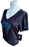 Nike NFL Team Apparel Women's Dri-Fit Carolina Panthers Black Shirt Size Medium
