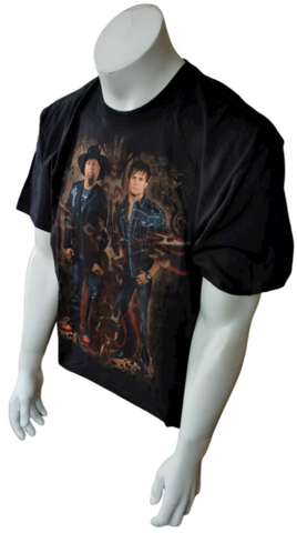 Anvil Men's Montgomery Gentry Live Concert Black Short Sleeve Shirt Size Large