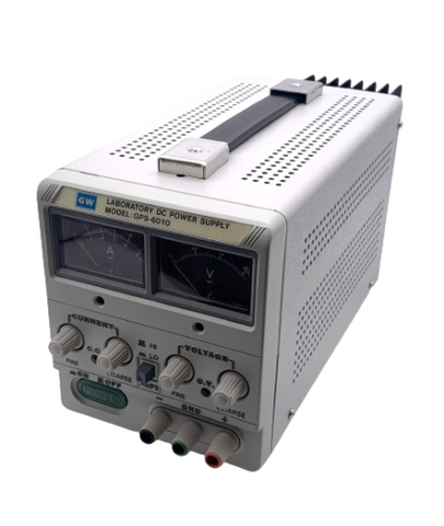 GW GPS-6010 Laboratory DC Power Supply Analog 60 Volts 1 Amps