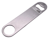 Winco CO-301 Stainless Steel Flat Bottle Opener Bartender 7-Inch, Pack of 2